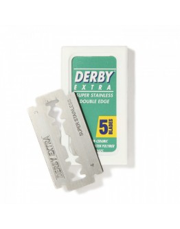 <額外贈品> DERBY EXTRA 雙面安全刀片 (5片盒裝)