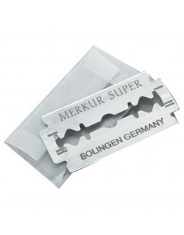 Merkur 德國原廠 白金鍍膜 刮鬍刀片 (單片體驗)