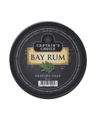 美國 Captains Choice 刮鬍皂(月桂蘭姆) Bay Rum