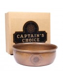 美國 Captains Choice 專業刮鬍皂碗 (銅質)