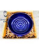 美國 Captains Choice 專業刮鬍皂碗 (鈷藍)