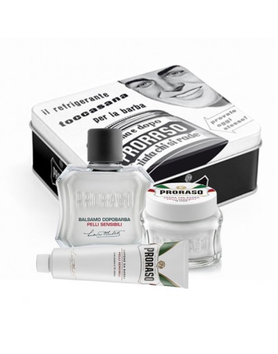 Proraso 刮鬍保護禮盒 (白色敏感肌)